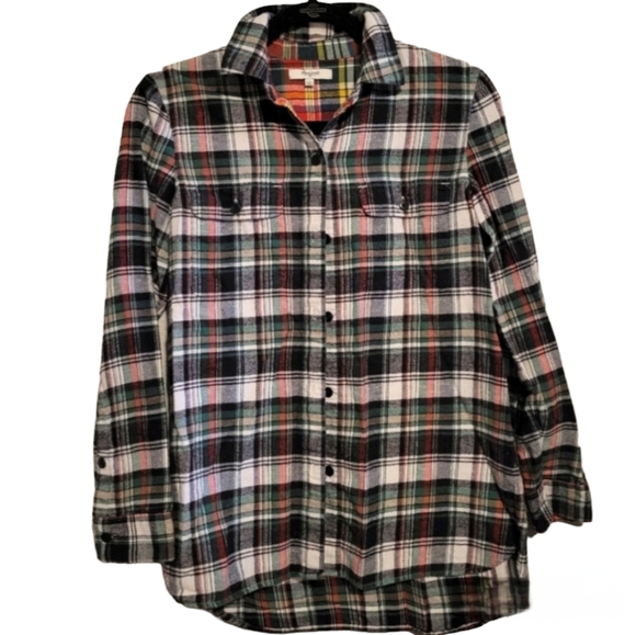 MADEWELL- Flannel Button Down - Picture 1 of 2